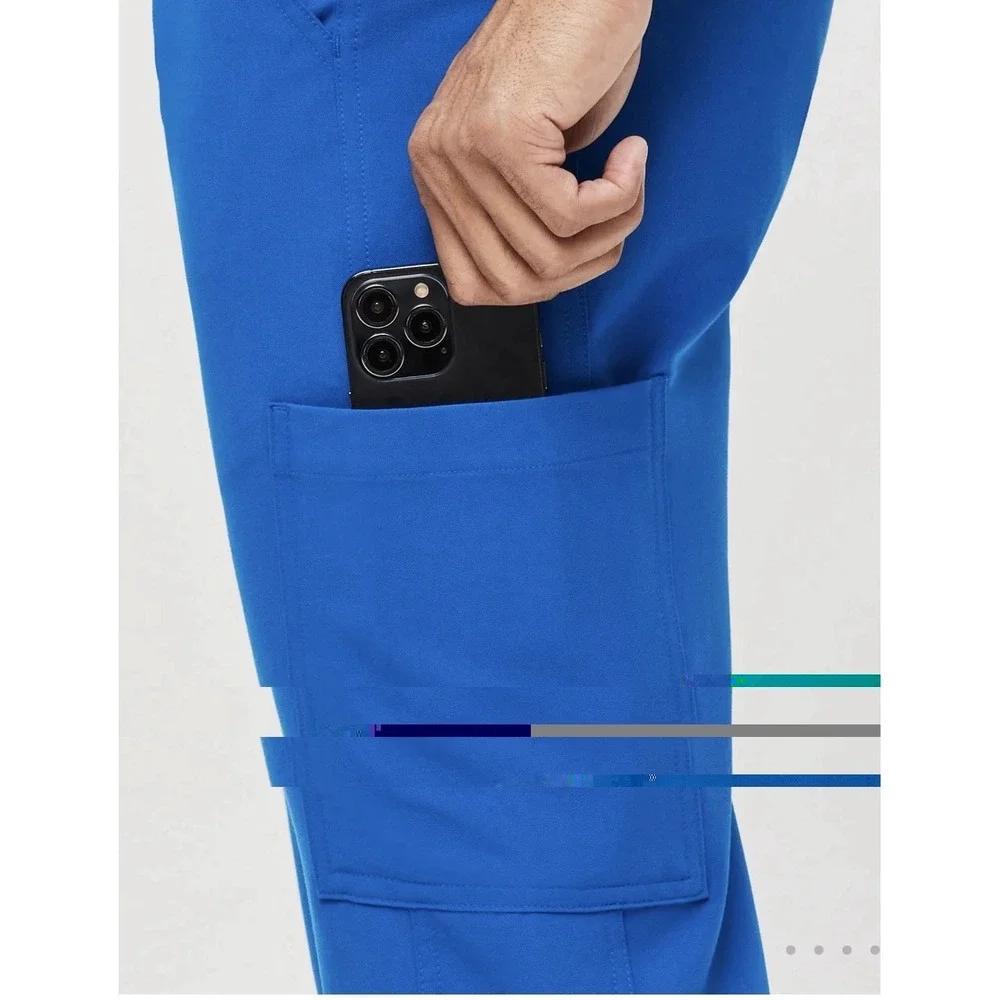 FIGS Axim Scrub Pants Men's XXL Short Royal Blue Technical Collection T2001S